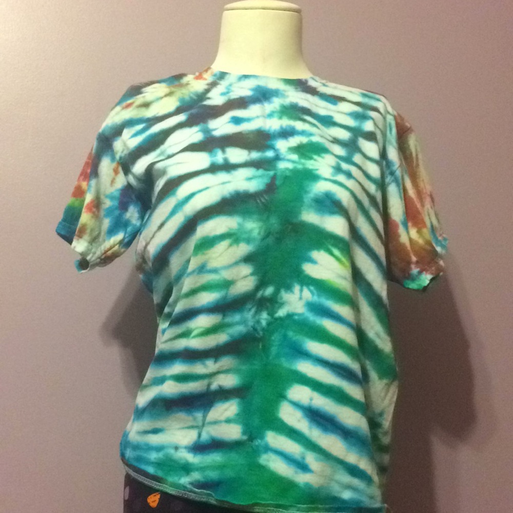 A tie-dye T-shirt